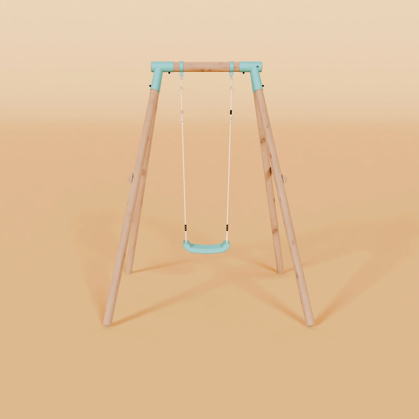 Single Wooden Swing - Evergreen I