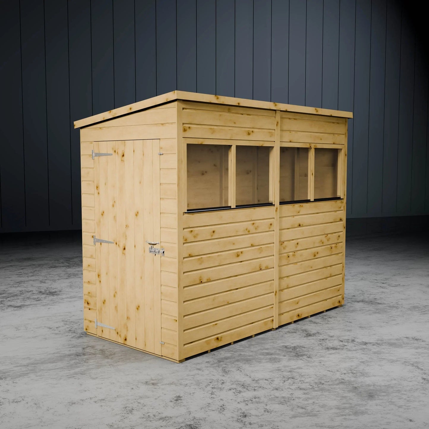 Woodsman Shiplap Pent Wooden Shed