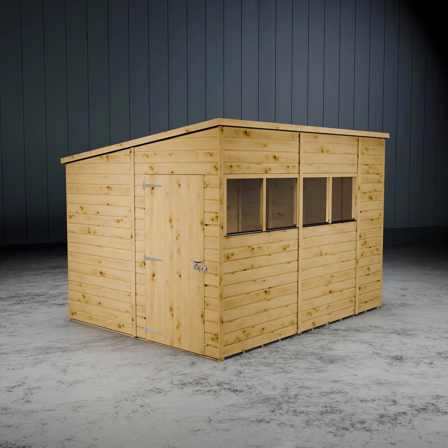 Woodsman Shiplap Pent Wooden Shed
