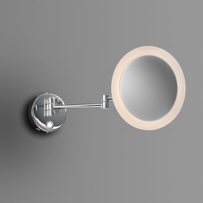 Origins Living Sloane Round Led Magnifying Mirror Chrome - Hot Tub Shop