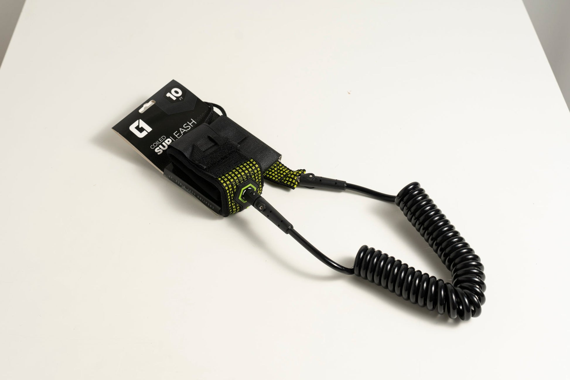 10ft Coiled SUP Ankle/Knee Leash - Hot Tub Shop