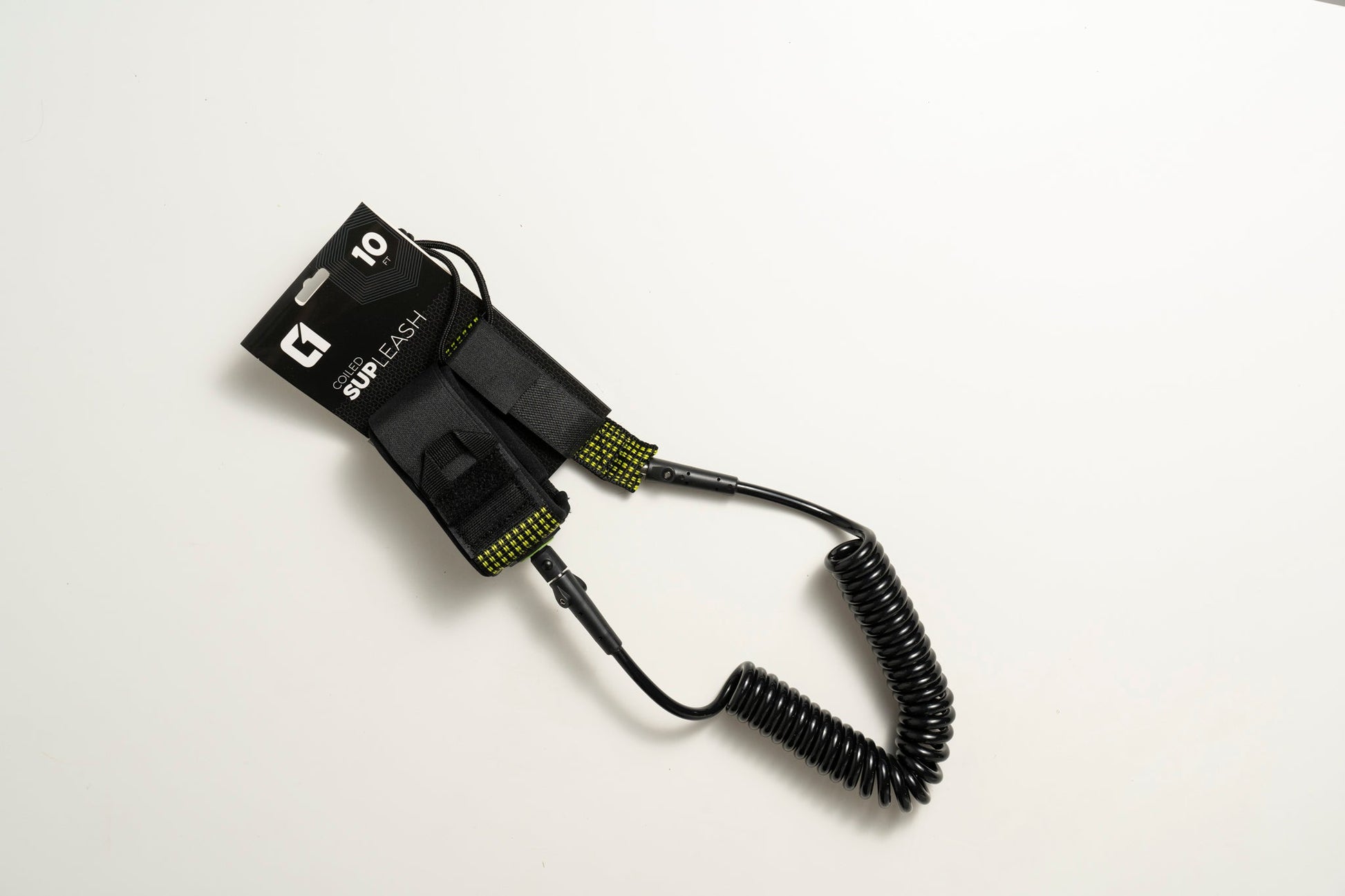 10ft Coiled SUP Ankle/Knee Leash - Hot Tub Shop