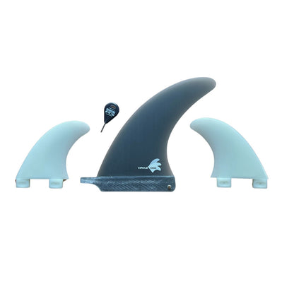 9ft Southern Swells Longboard Round Tail Clear Epoxy Finish (FINS Included) - Hot Tub Shop