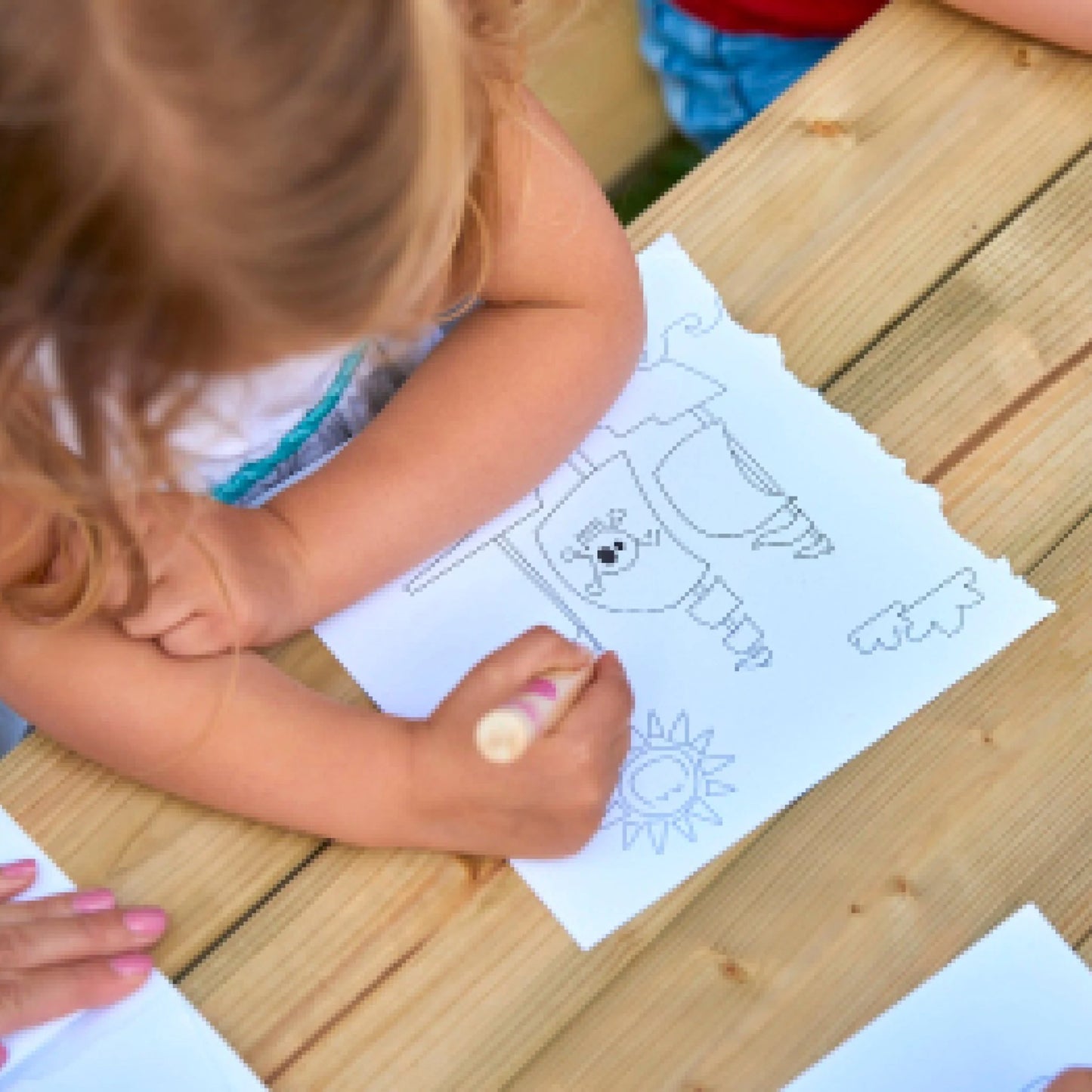 TP Deluxe Wooden Picnic Table Sandpit - FSC® certified