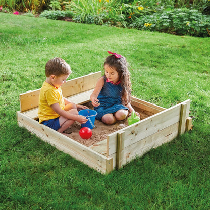 TP Wooden Lidded Sandpit - FSC® certified