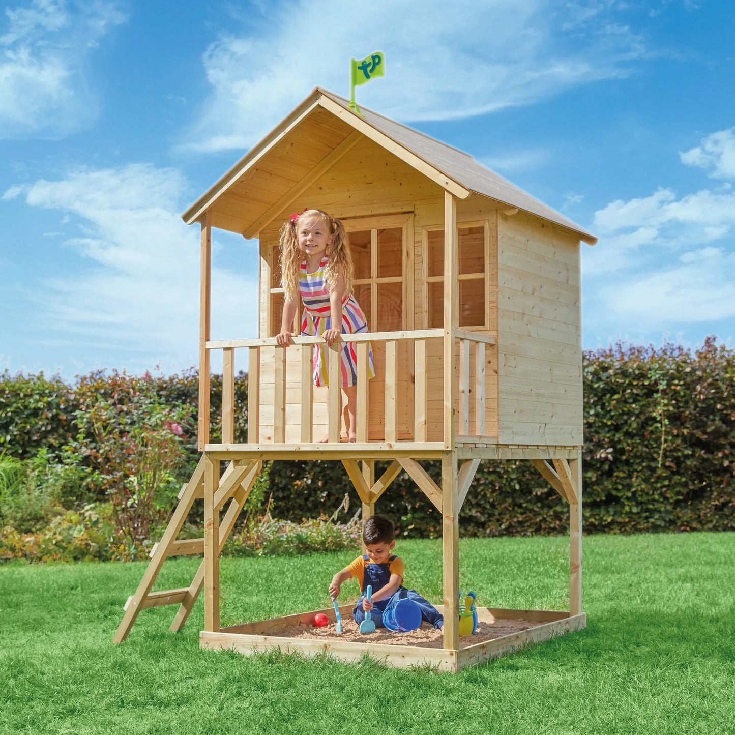TP Hill Top Wooden Tower Playhouse - FSC® certified