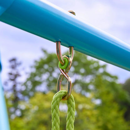 TP Triple Metal Swing Set with Glider Swing Seat