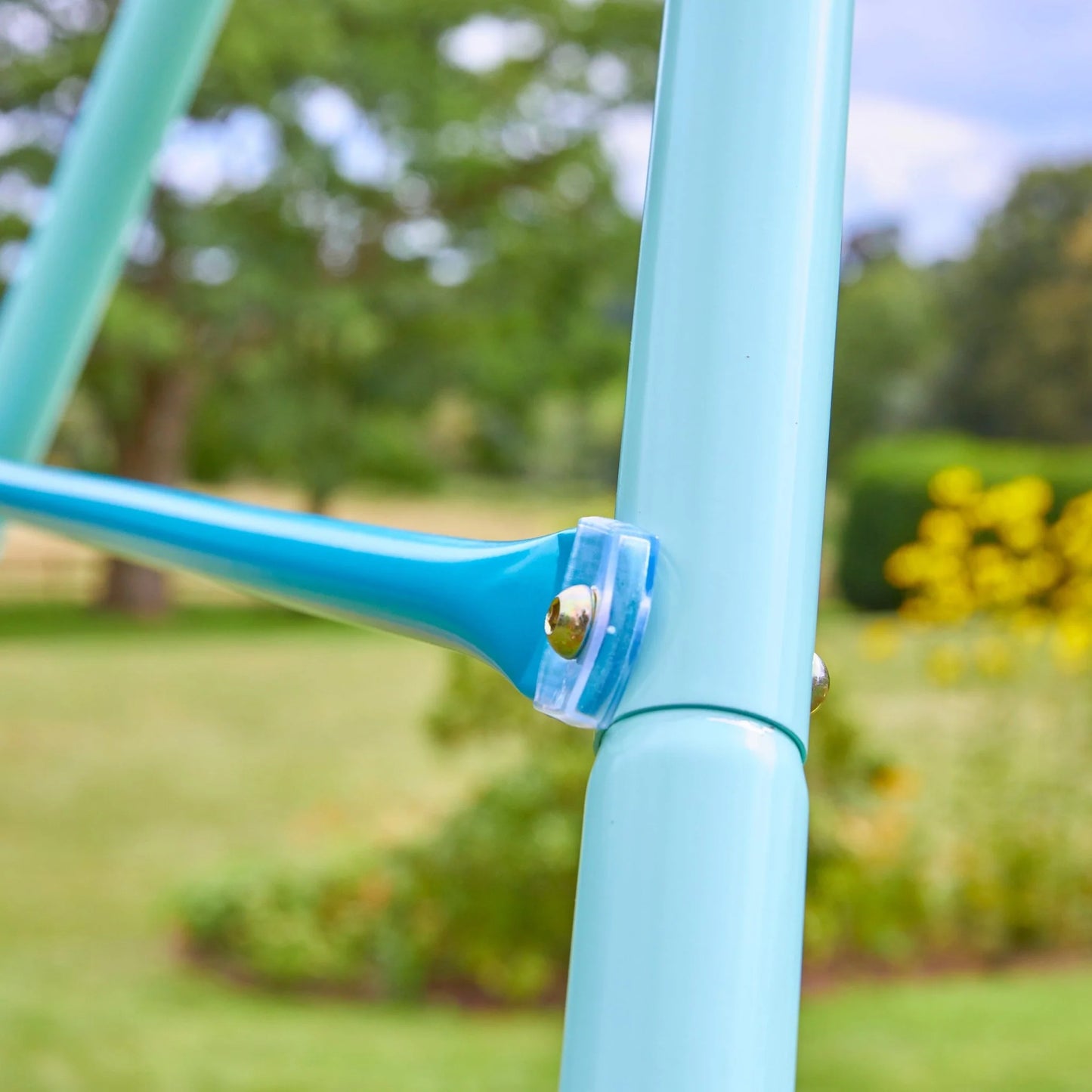 TP Triple Metal Swing Set with Glider Swing Seat