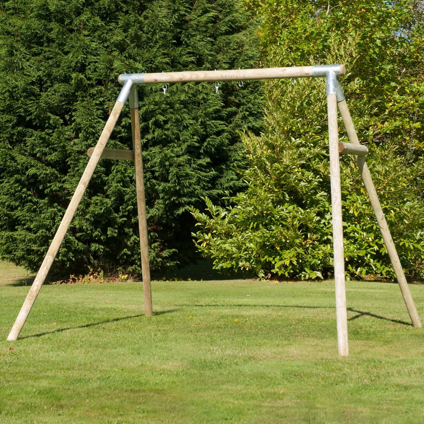 TP Knightswood Double Wooden Swing Frame
