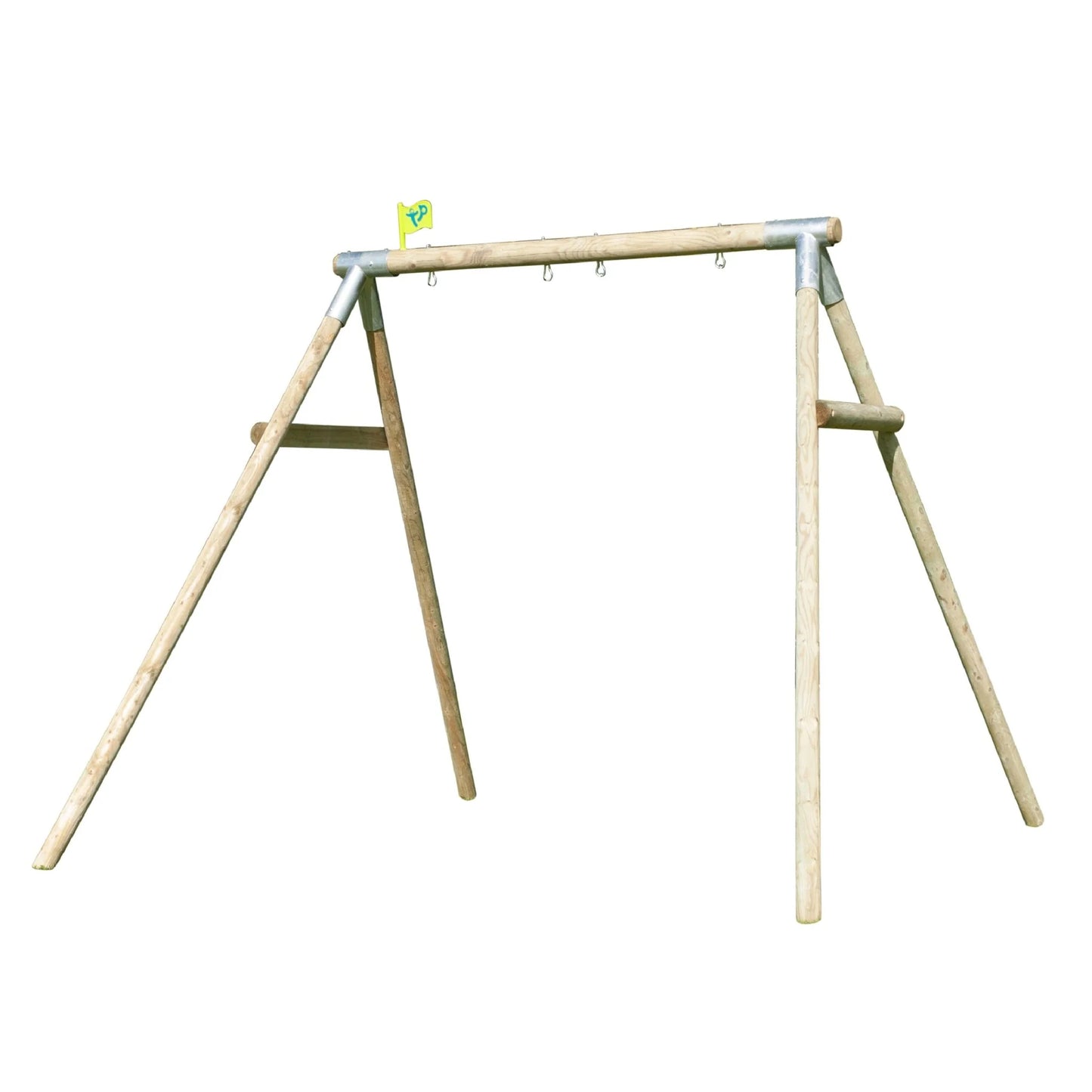 TP Knightswood Double Wooden Swing Frame
