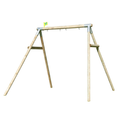 TP Knightswood Double Wooden Swing Frame