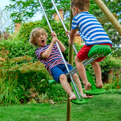 TP Sherwood Triple Wooden Swing Set - PEFC certified