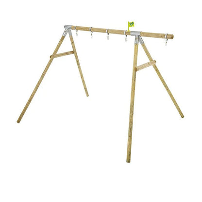 TP Knightswood Double Wooden Swing Frame & Extension
