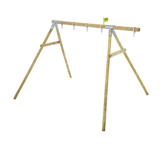 TP Knightswood Double Wooden Swing Frame & Extension