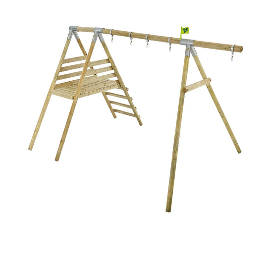 TP Knightswood Wooden Double & Deck Swing Frame with Extension