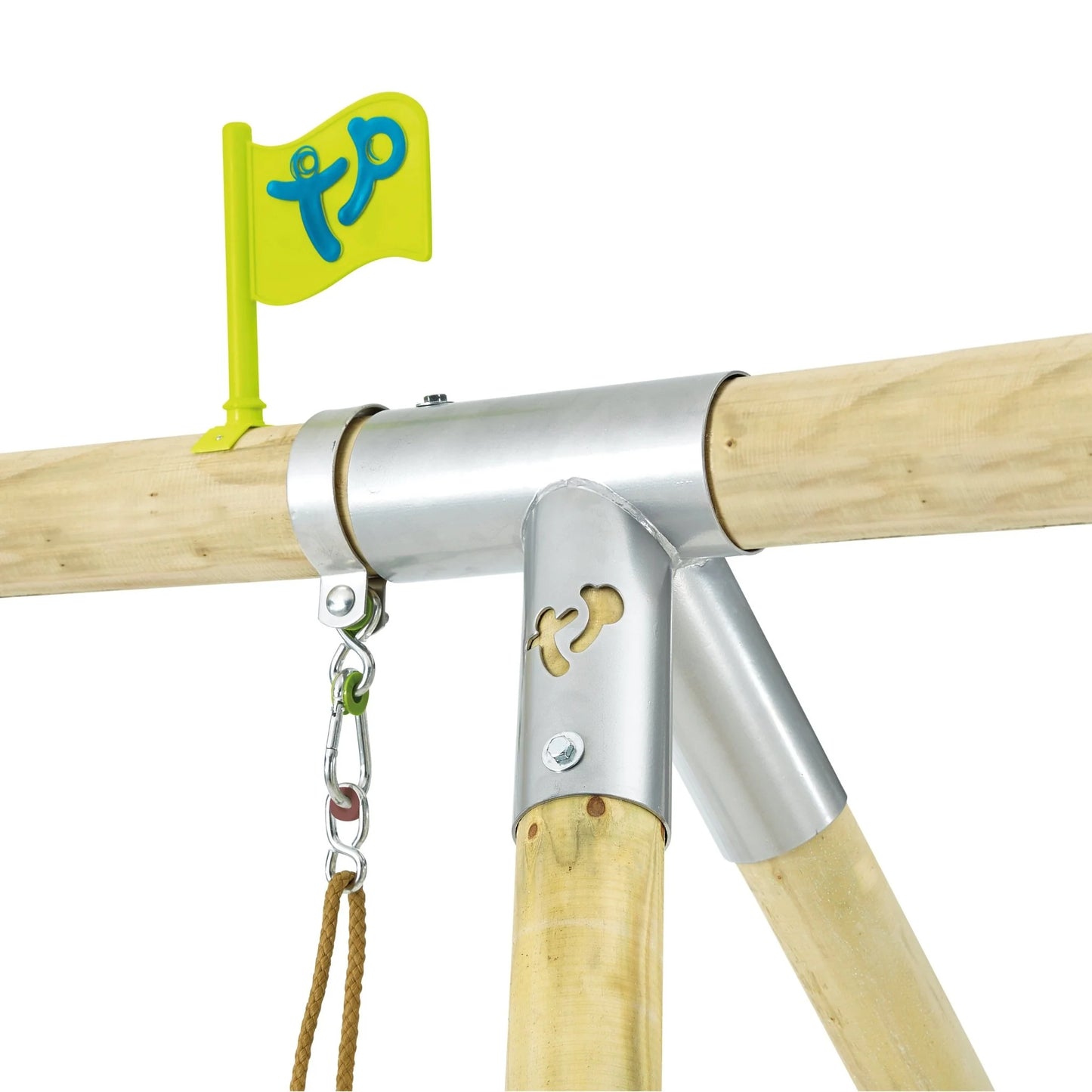 TP Knightswood Wooden Double & Deck Swing Frame with Extension