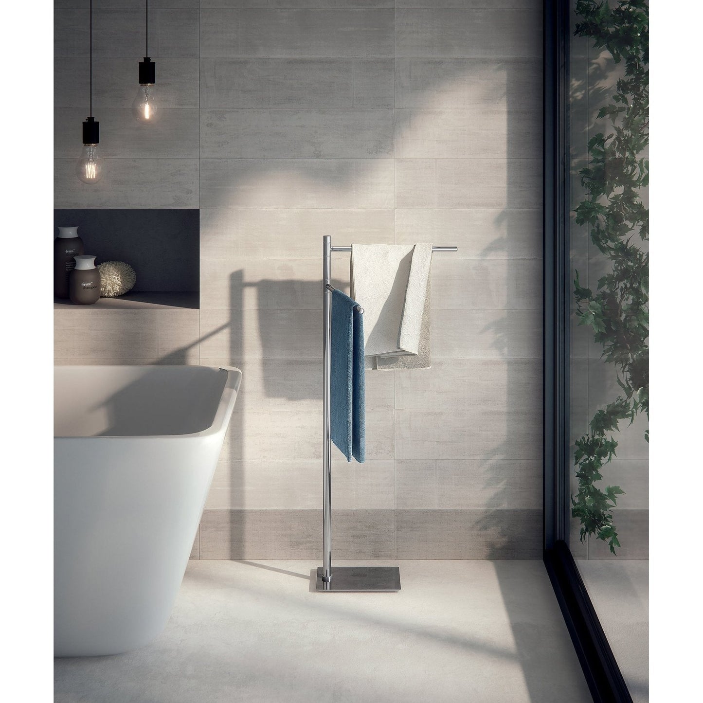 Origins Living Gedy Trilly Towel Stand With 2 Swivel Arms Chrome - Hot Tub Shop