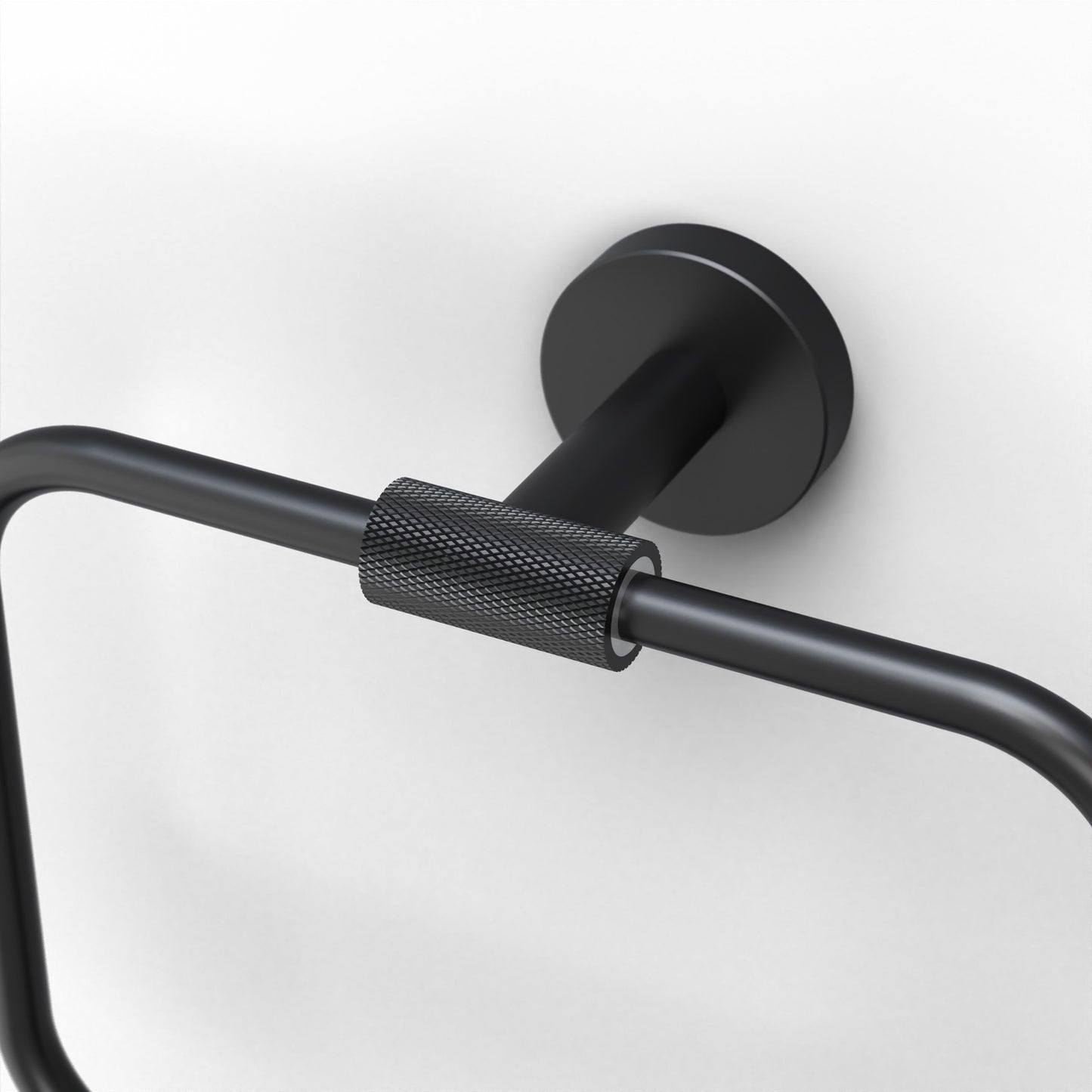 Origins Living Turner Towel Ring Matt Black