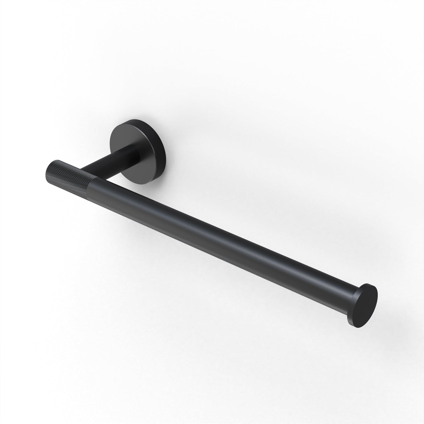 Origins Living Turner Open Towel Bar Matt Black - Hot Tub Shop