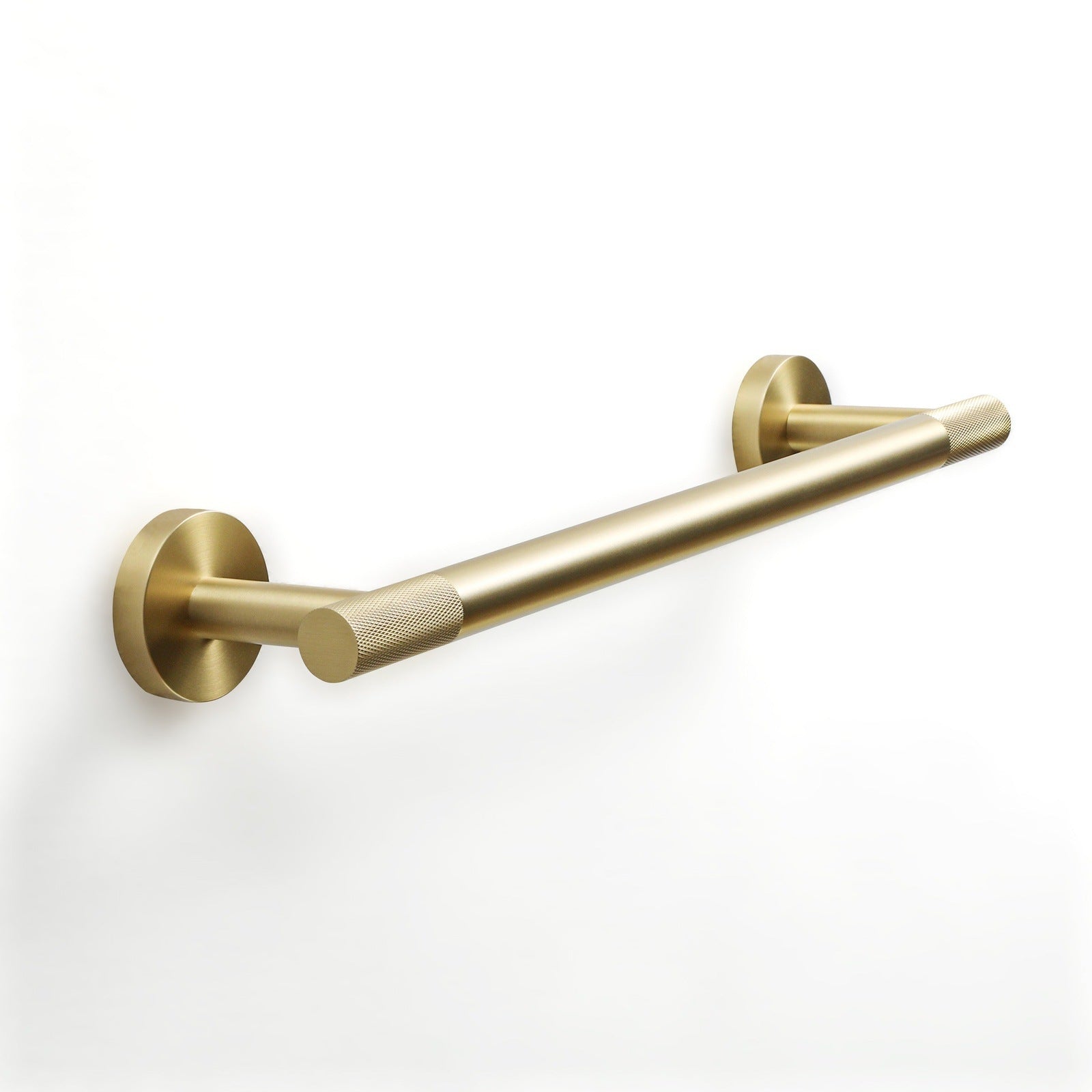 Origins Living Turner Towel Rail 35cm Brushed Brass - Hot Tub Shop