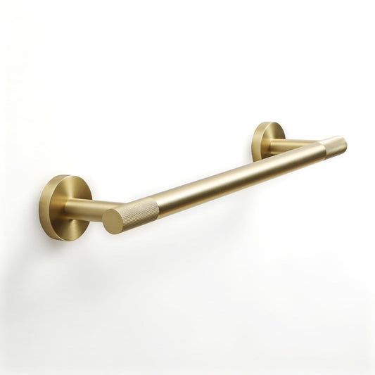 Origins Living Turner Towel Rail 35cm Brushed Brass - Hot Tub Shop