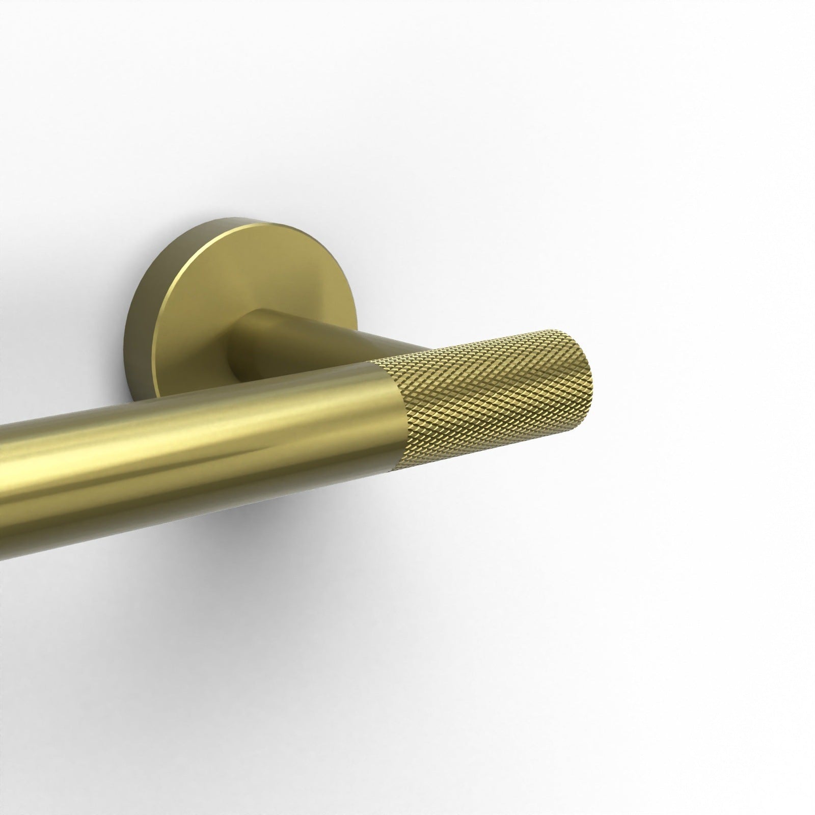 Origins Living Turner Towel Rail 35cm Brushed Brass - Hot Tub Shop