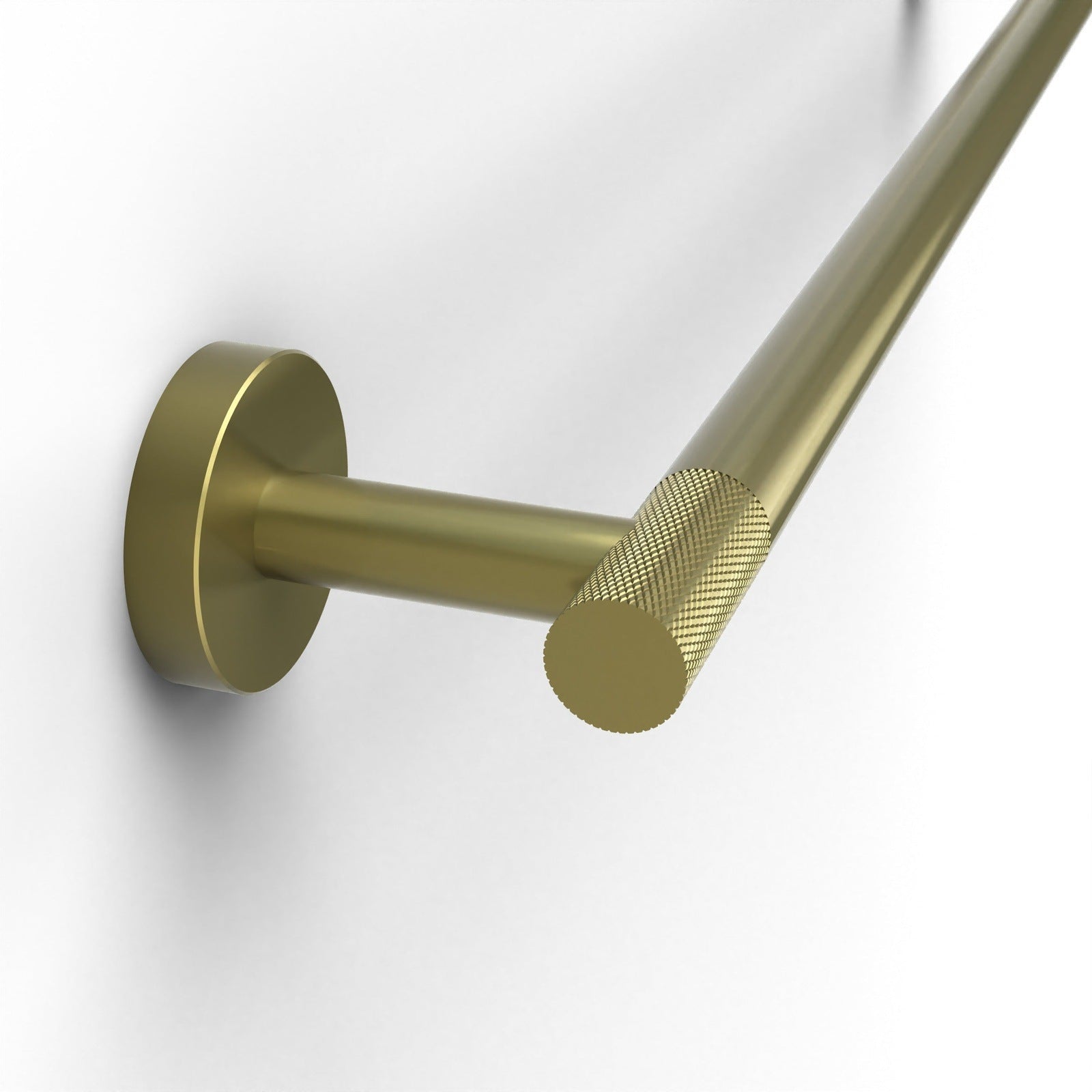 Origins Living Turner Towel Rail 35cm Brushed Brass - Hot Tub Shop