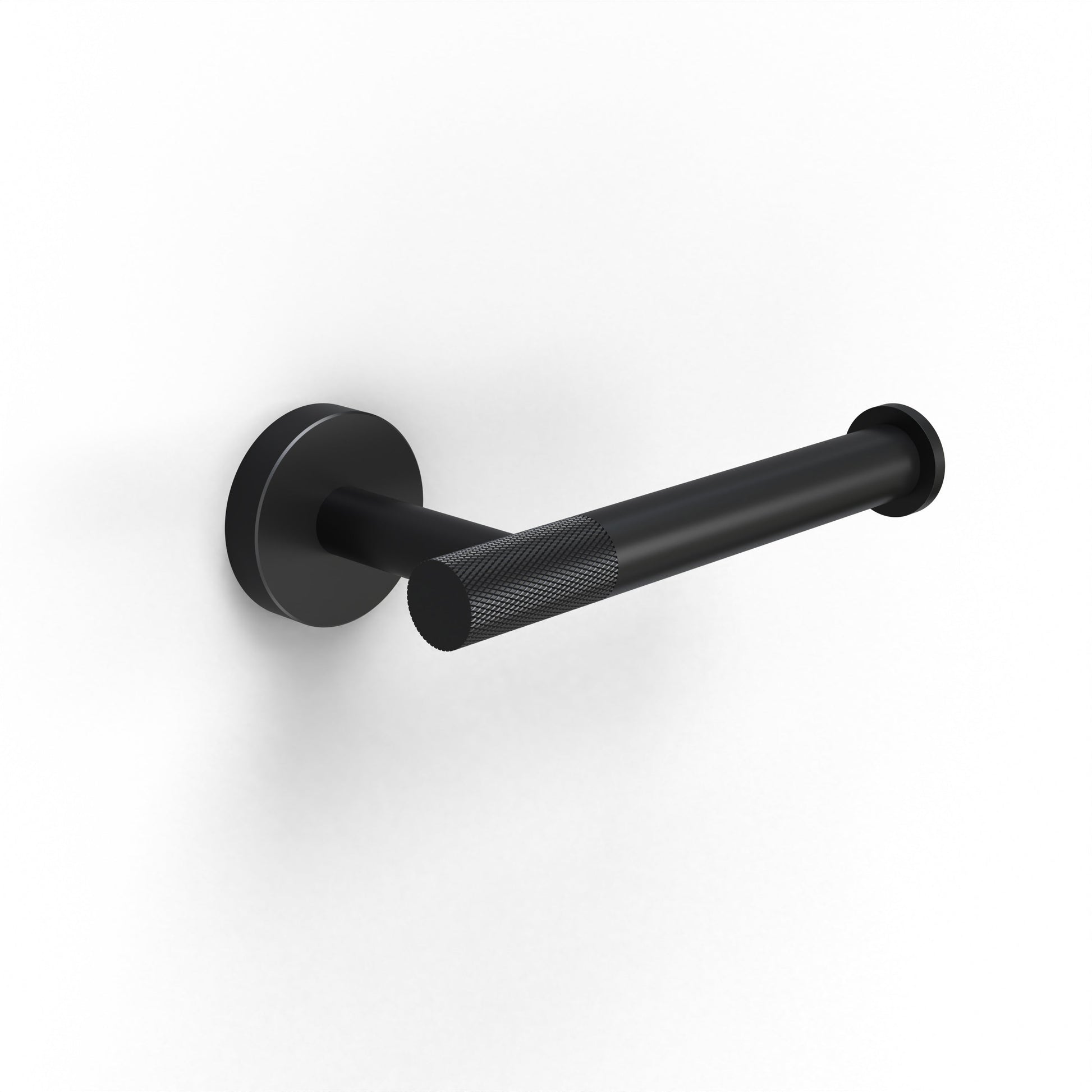 Origins Living Turner Open Toilet Roll Holder Matt Black - Hot Tub Shop