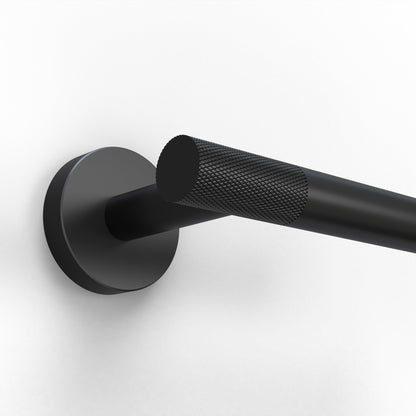 Origins Living Turner Open Toilet Roll Holder Matt Black - Hot Tub Shop