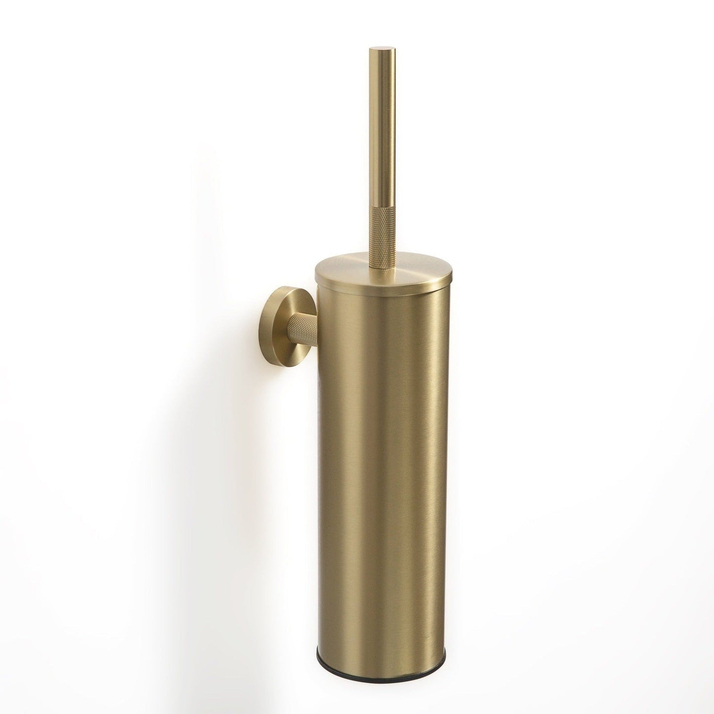 Origins Living Turner Toilet Brush Wall Mounted Brushed Brass - Hot Tub Shop