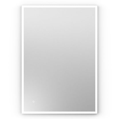 Origins Living Tate Light Rectangular Mirror 100x70cm Matt White