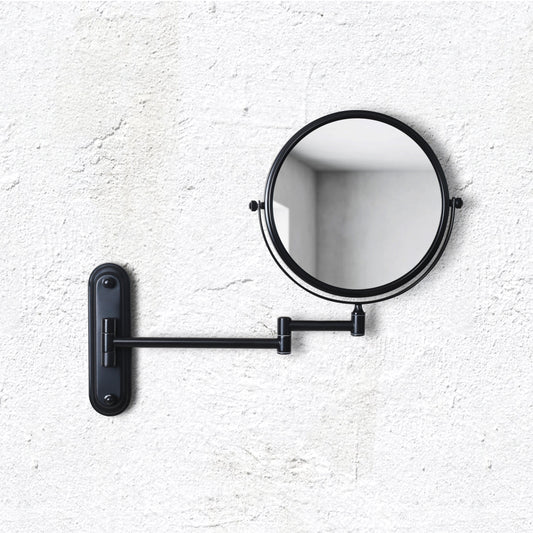 Origins Living Taylor Reversible 5 X Magnifying Wall Mirror Matt Black