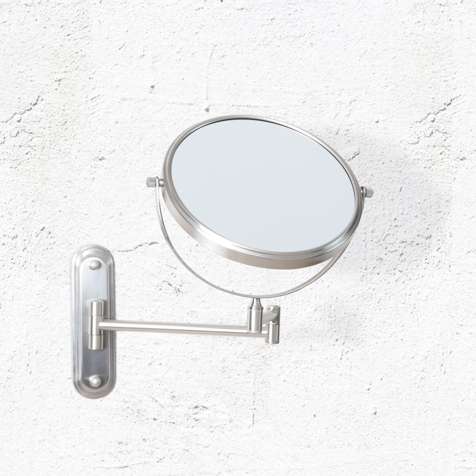 Origins Living Taylor Reversible 5 X Magnifying Wall Mirror Brushed Nickel - Hot Tub Shop