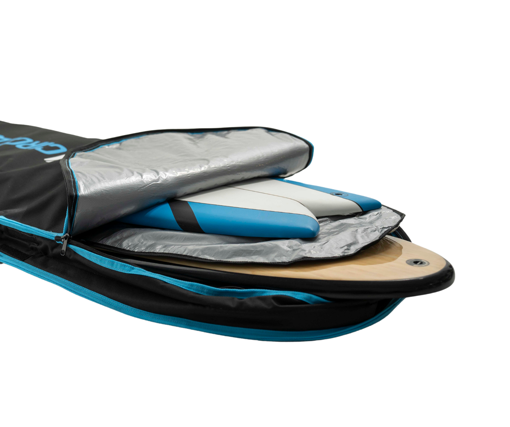 Surfboard Travel Bag - DOUBLE (fits 2 boards) - Circle One - Hot Tub Shop