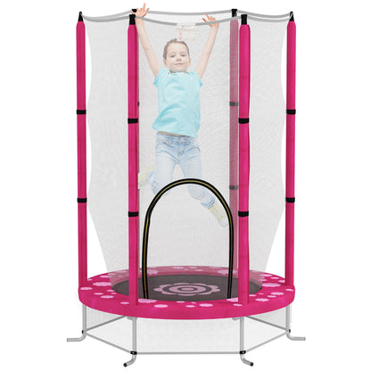 AIYAPLAY 4.6FT Kids Trampoline with Safety Enclosure Net - Hot Tub Shop