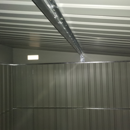 Outsunny Steel Garden Storage Shed w/ Sliding Doors