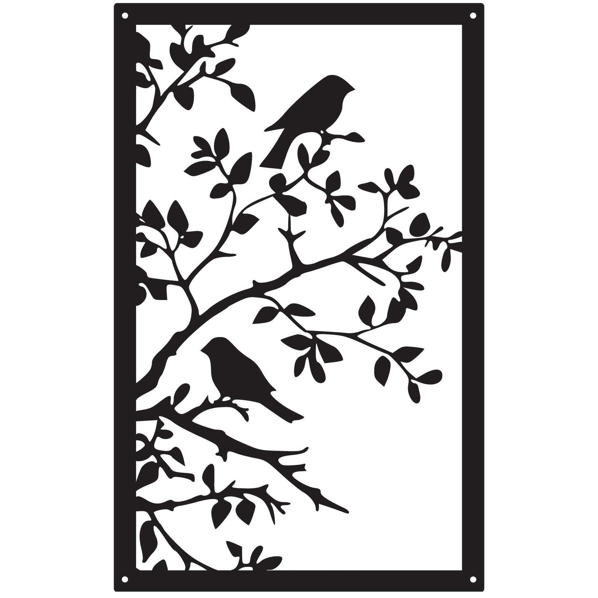 Song Birds in the Tree, SunCatcher Acrylic Wall Art Design - Hot Tub Shop
