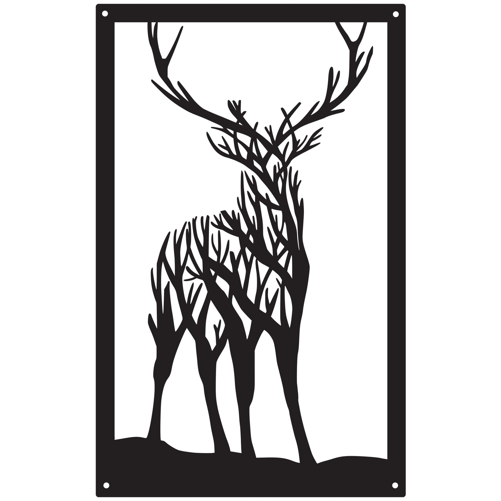 Staring Stag, SunCatcher Wall Art Highland Stag Design - Hot Tub Shop