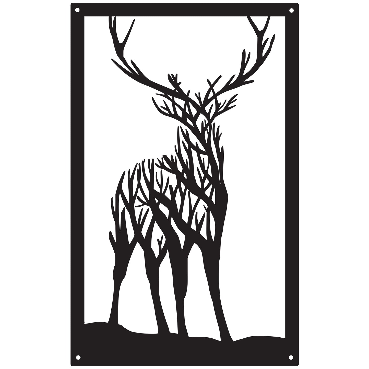 Staring Stag, SunCatcher Wall Art Highland Stag Design - Hot Tub Shop
