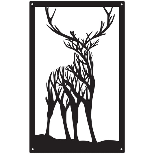 Staring Stag, SunCatcher Wall Art Highland Stag Design - Hot Tub Shop