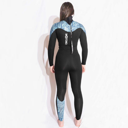 Womens 3/2mm Summer Wetsuit KONA GBS Back Zip - Hot Tub Shop