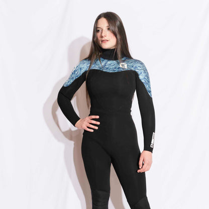 Womens 3/2mm Summer Wetsuit KONA GBS Back Zip - Hot Tub Shop
