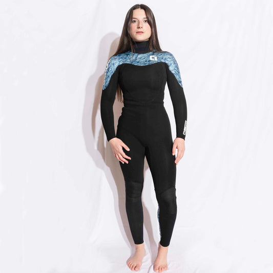 Womens 3/2mm Summer Wetsuit KONA GBS Back Zip - Hot Tub Shop