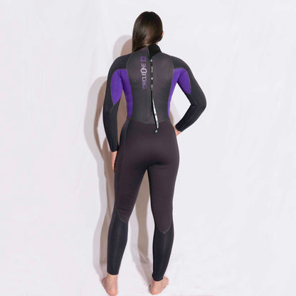 Womens 4/3mm Spring Wetsuit FAZE GBS Back Zip - Hot Tub Shop