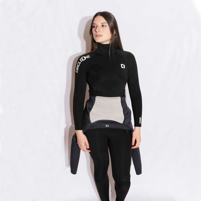Womens LONG Sleeve Thermal Rash Vest - KONA Polypro - Hot Tub Shop