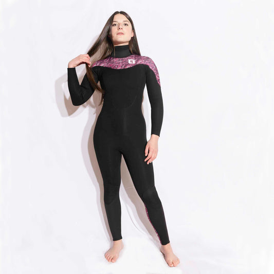 Womens 5/4mm Winter Wetsuit KONA GBS Back Zip - Hot Tub Shop