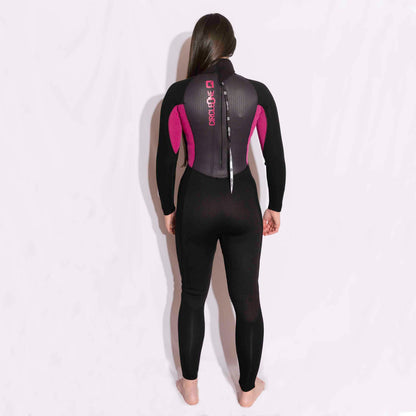 Womens 5/4mm Winter Wetsuit FAZE GBS Back Zip - Hot Tub Shop