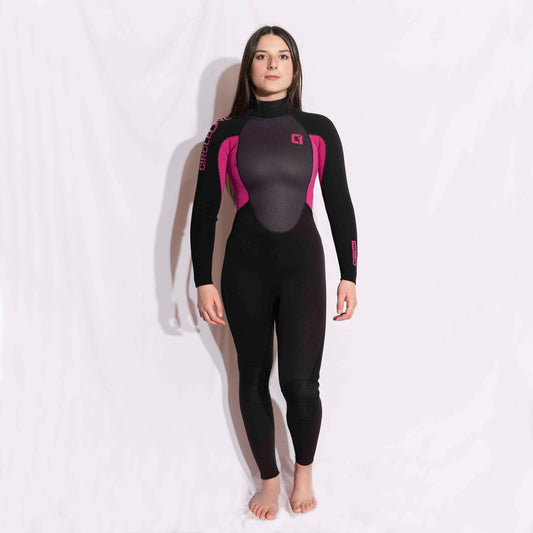 Womens 5/4mm Winter Wetsuit FAZE GBS Back Zip - Hot Tub Shop