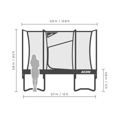 ACON Air 12ft Round Trampoline