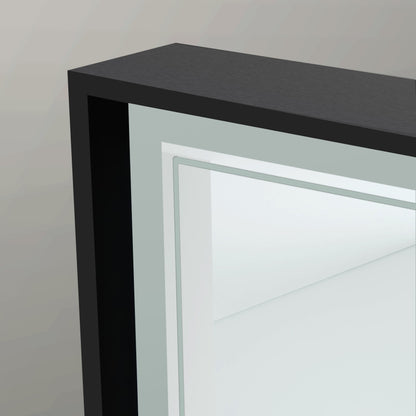 Origins Living Astoria Led Illuminated Mirror 60 60x80cm Matt Black